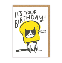 Ohh Deer card: Its your birthday, propose a toast