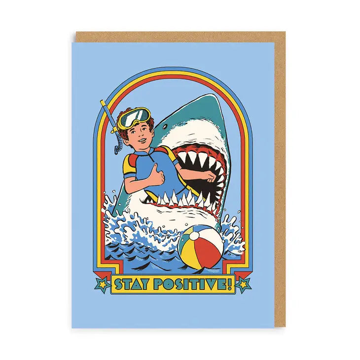 Stay Positive Card Ohh Deer