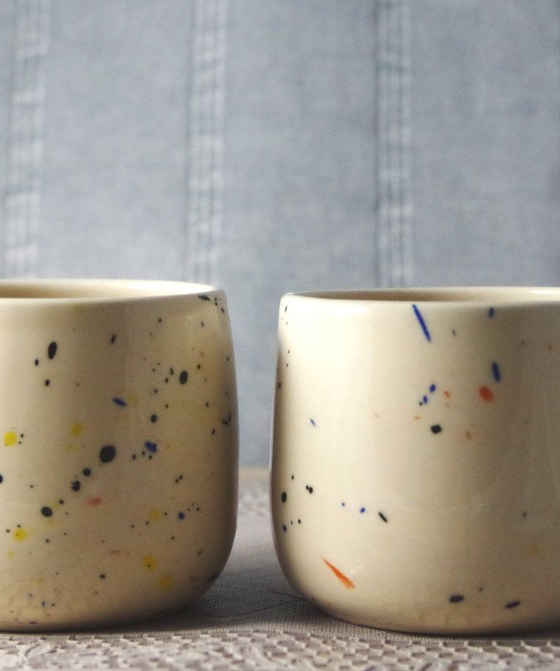 Gillybean Pottery - Terrazzo Tumbler