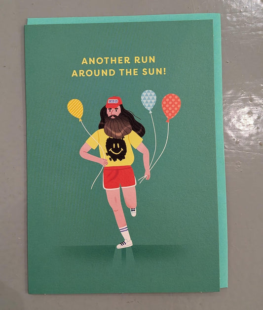 Ohh Deer card: Another Run Around The Sun