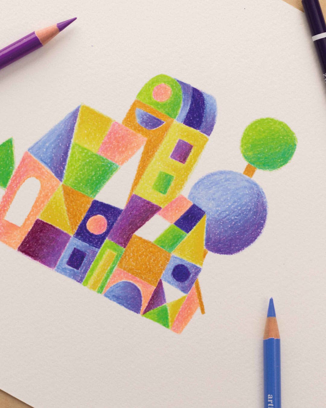 Artful: Art School in a Box - Colouring Pencil Edition