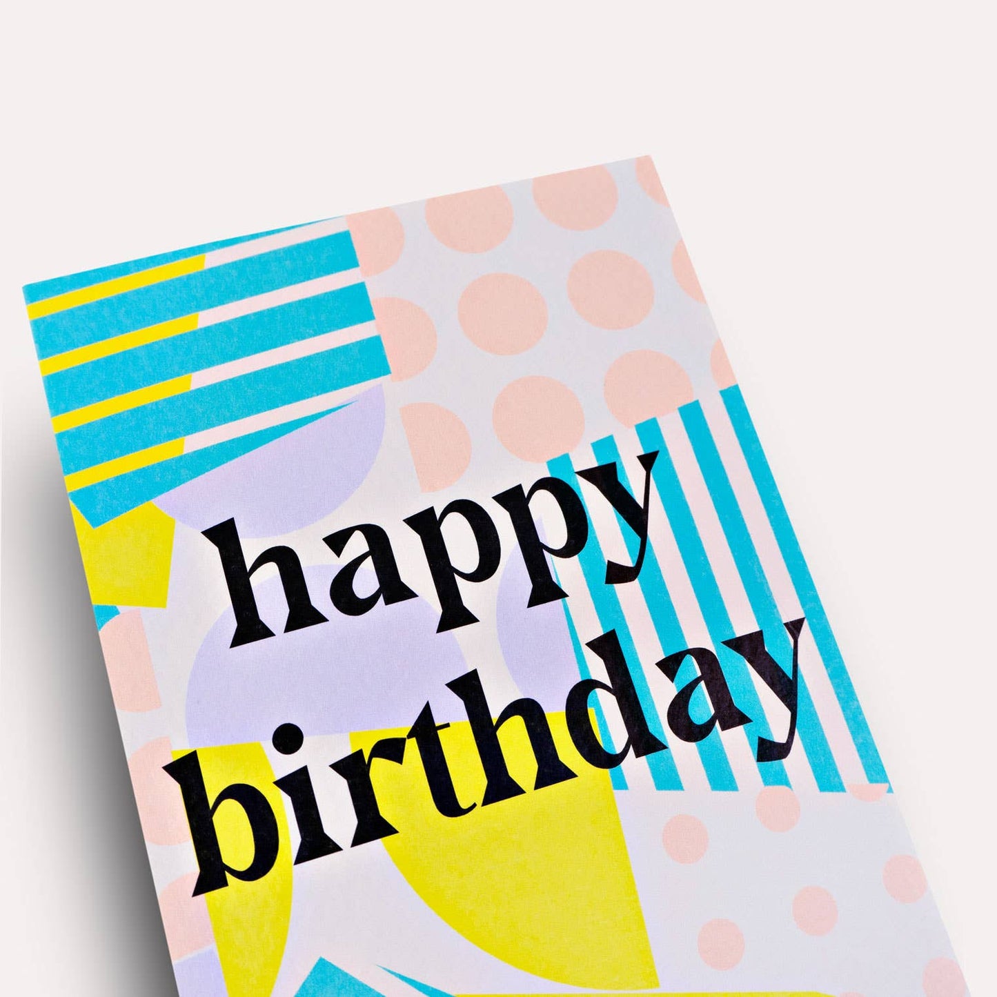 Spots + Stripes Birthday Card