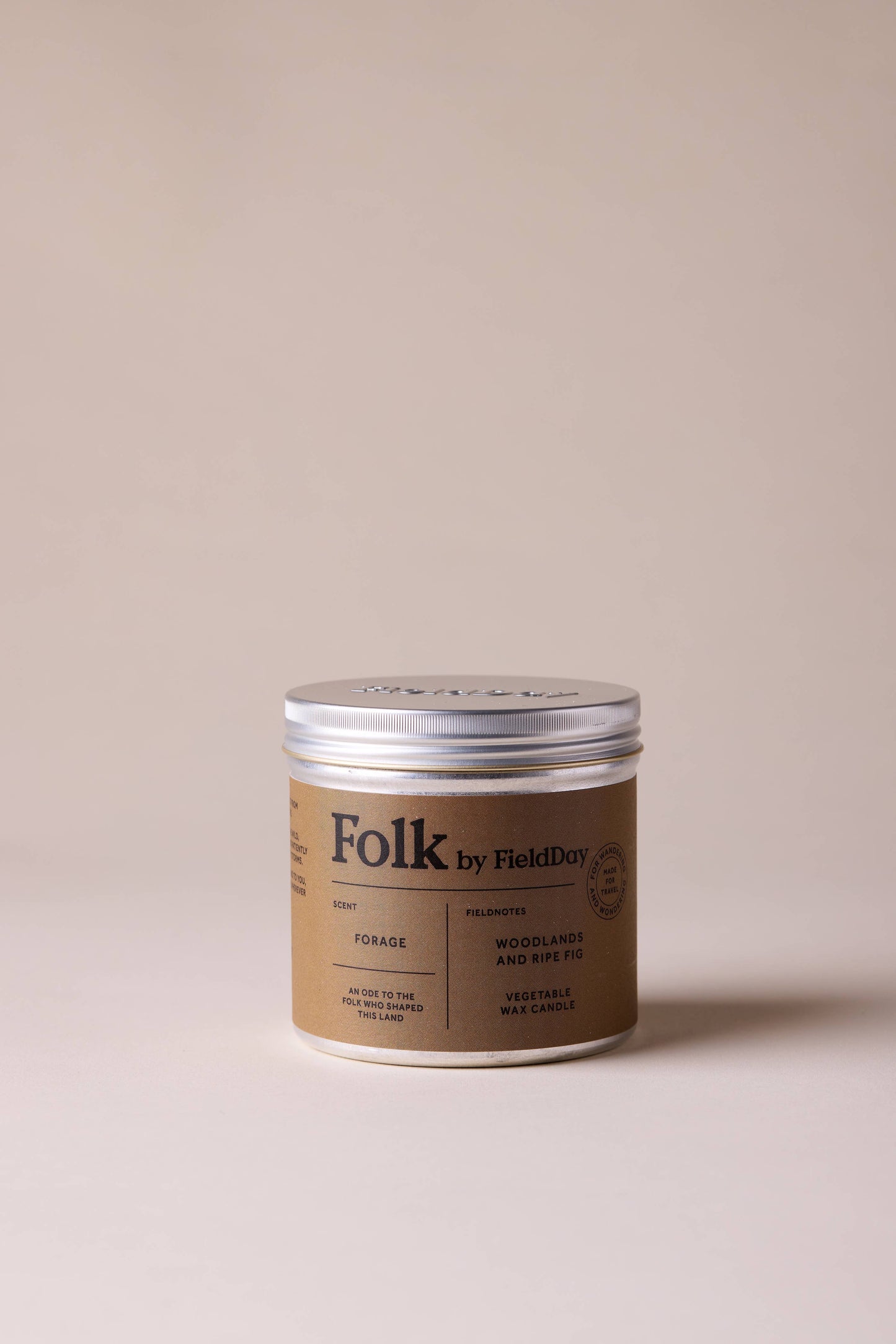 FieldDay: Forage Vegetable Wax Folk Tin Candle