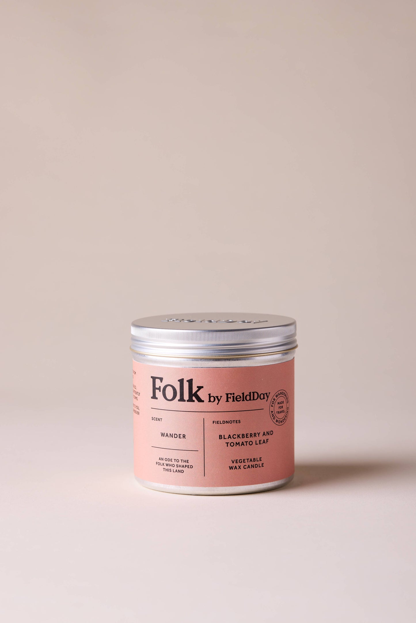 FieldDay: Wander Vegetable Wax Folk Tin Candle