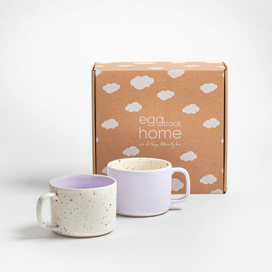 Egg Back Home: Breeze Party In/Out lilac mug