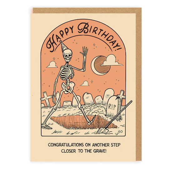 Ohh Deer card Closer to the Grave