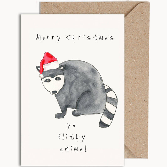 Christmas Raccoon