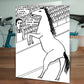 Funny Greetings Card By David Shrigley - Why Long Face