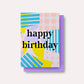 Spots + Stripes Birthday Card