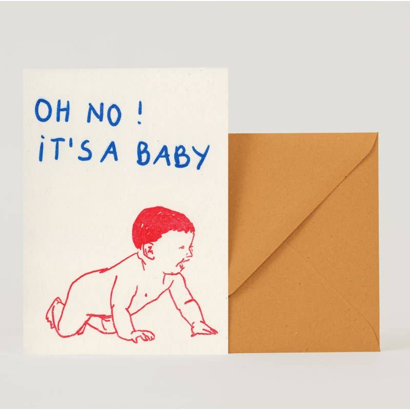 Folding card it's a baby