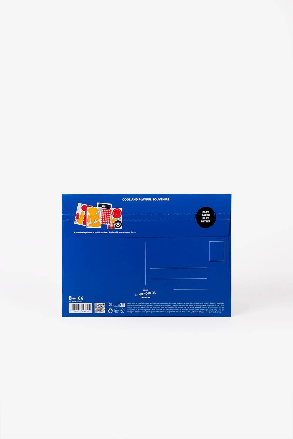 3D Puzzle - Croissant Paris Holiday Diy and Craft