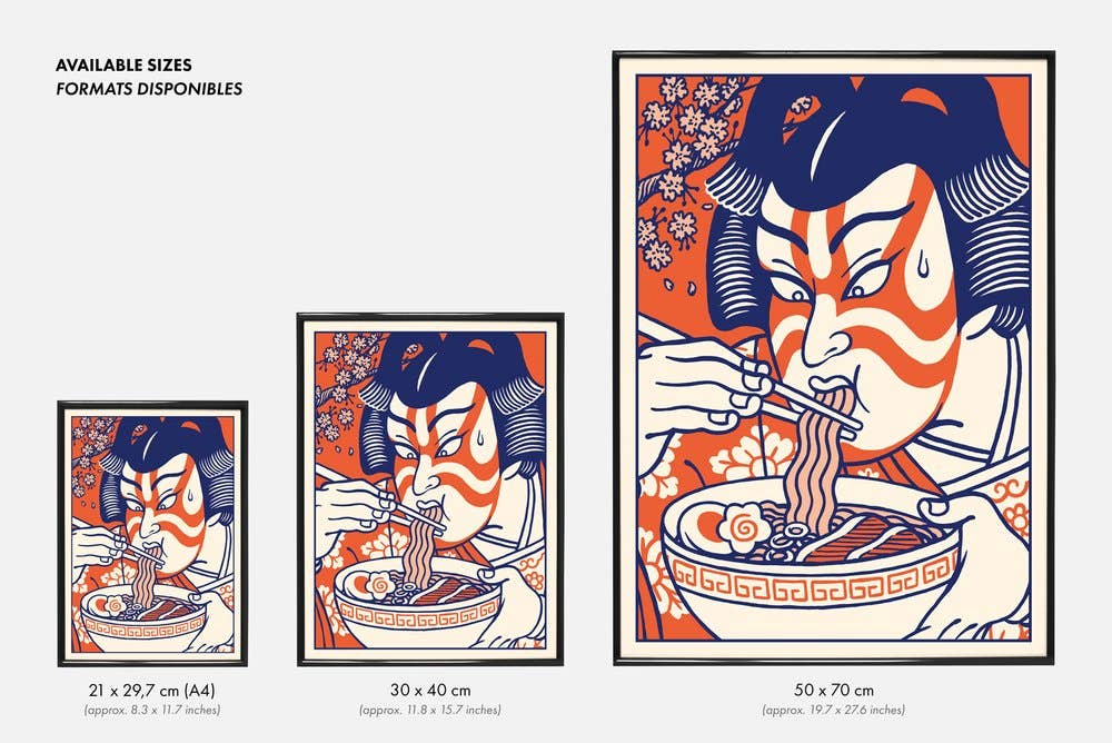 Yeaaah! Studio Print - “Kabuki Ramen”