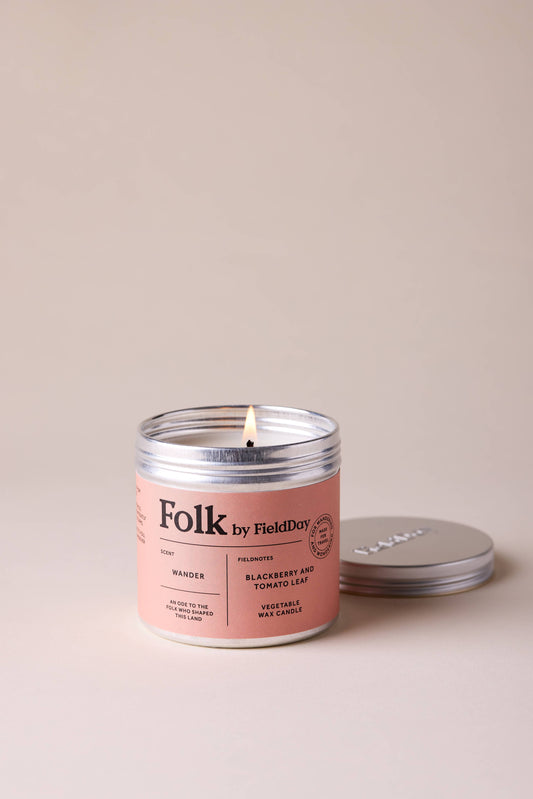 FieldDay: Wander Vegetable Wax Folk Tin Candle