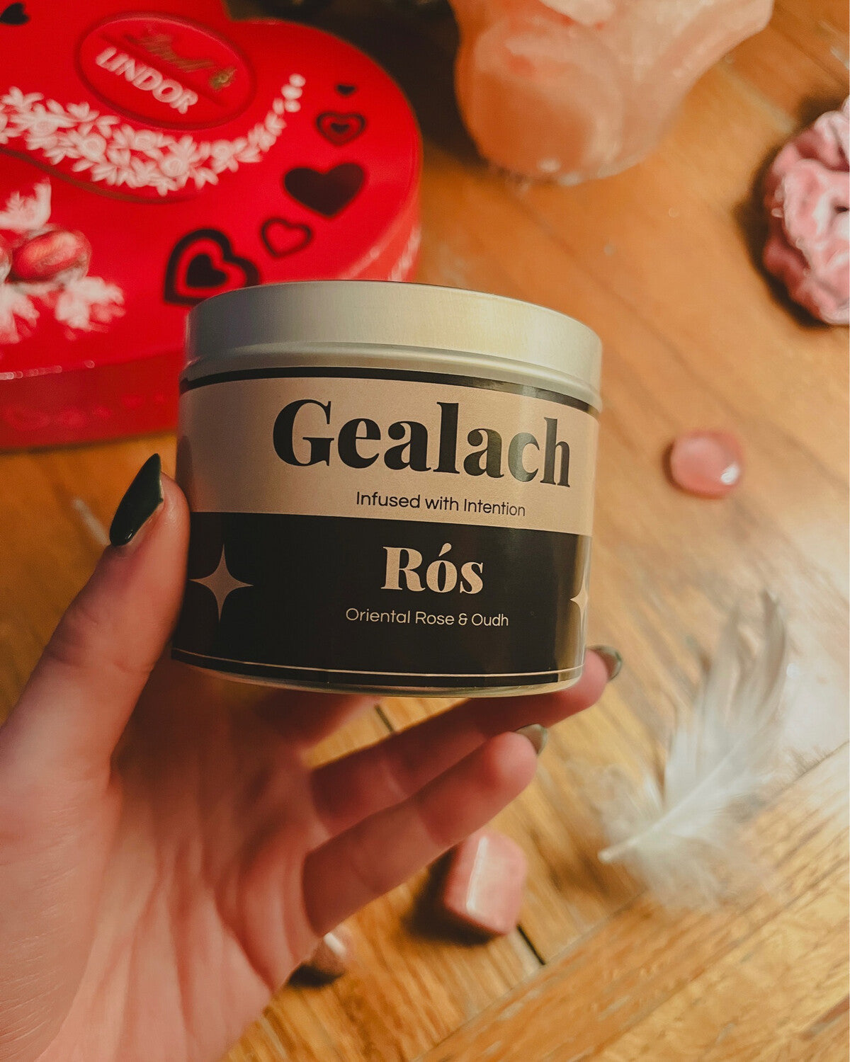 Rós- Gealach Candles