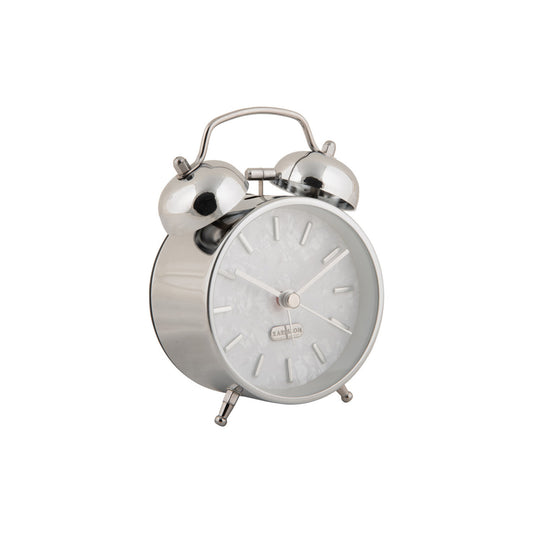 Karlsson -  Alarm Clock Pearl Glow silver