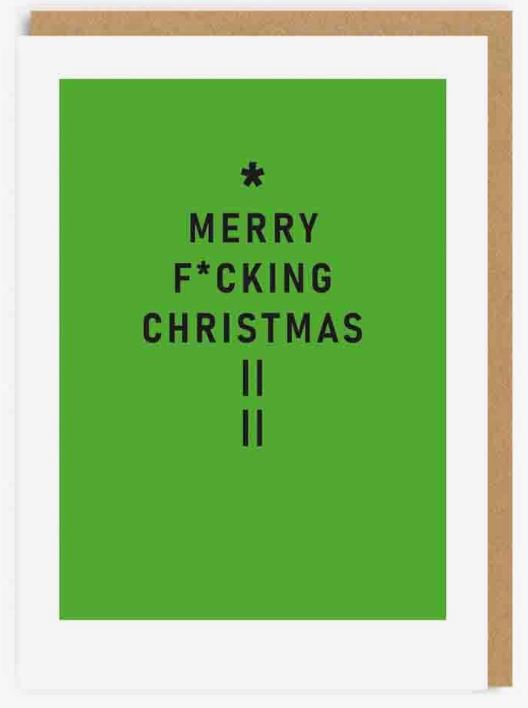 Ohh Deer: Merry F**King Christmas Card