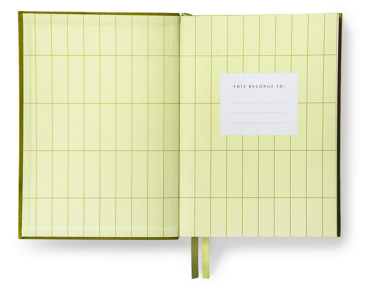 Ohh Deer: Olive Fabric Daily Planner (B6)