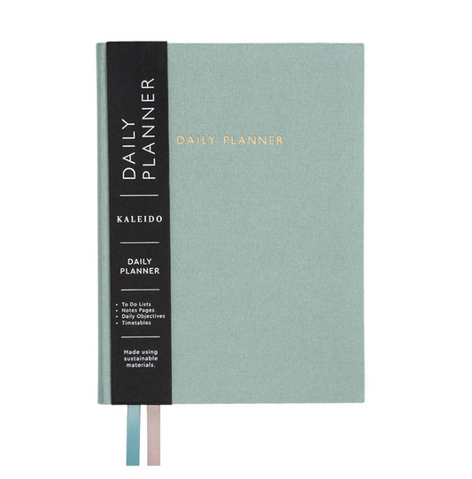Ohh Deer: Sage Fabric Daily Planner (A5)