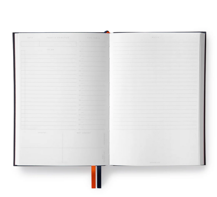 Ohh Deer: Ultramarine Fabric Daily Planner (B6)