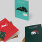 Ohh Deer: Ken the Cat Christmas Card Set - Pack of 12