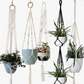 Handmade Macrame Plant Hangers (Plants and Pots Excluded)