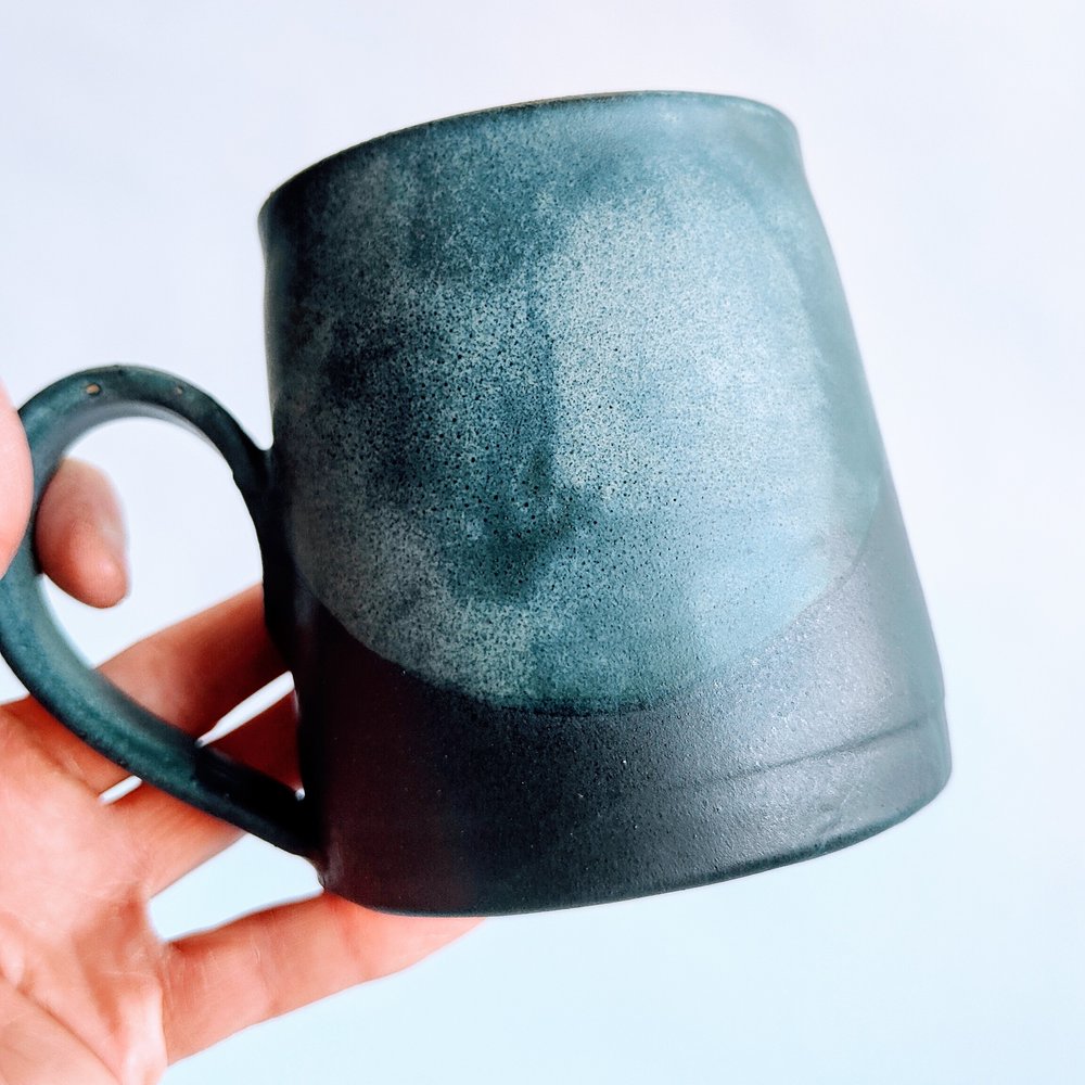 Gillybean Pottery - Asphalt Mug