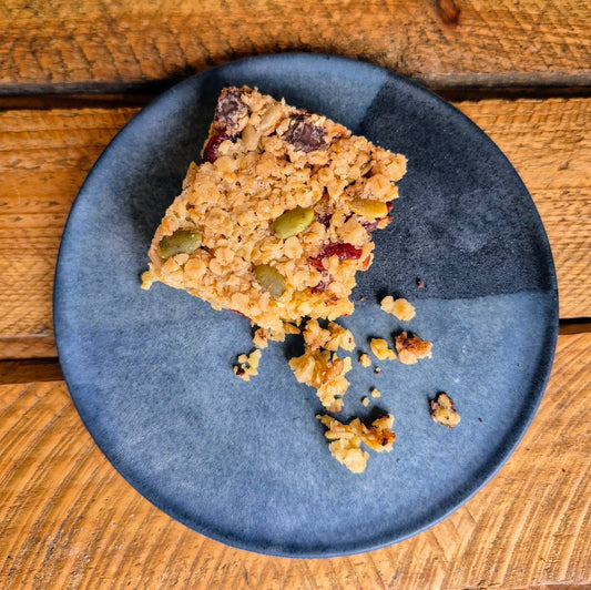 Gillybean Pottery - Asphalt Cake Plate