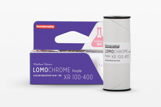 Camera film - 2021 LomoChrome Purple Pétillant 120 ISO 100–400