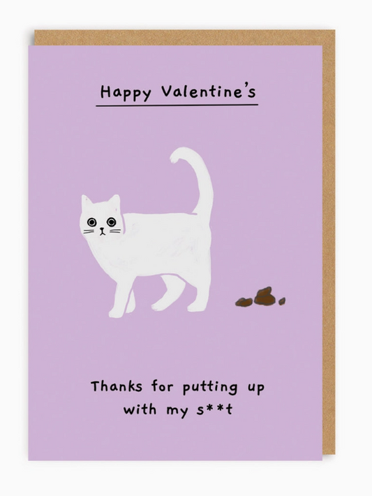 Ohh Deer: Thanks For Putting Up with My Shit Greeting Card