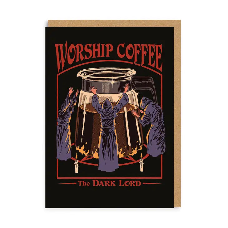 Ohh Deer: Worship Coffee Card