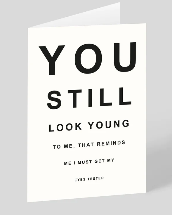 You Still Look Young Ohh Deer card