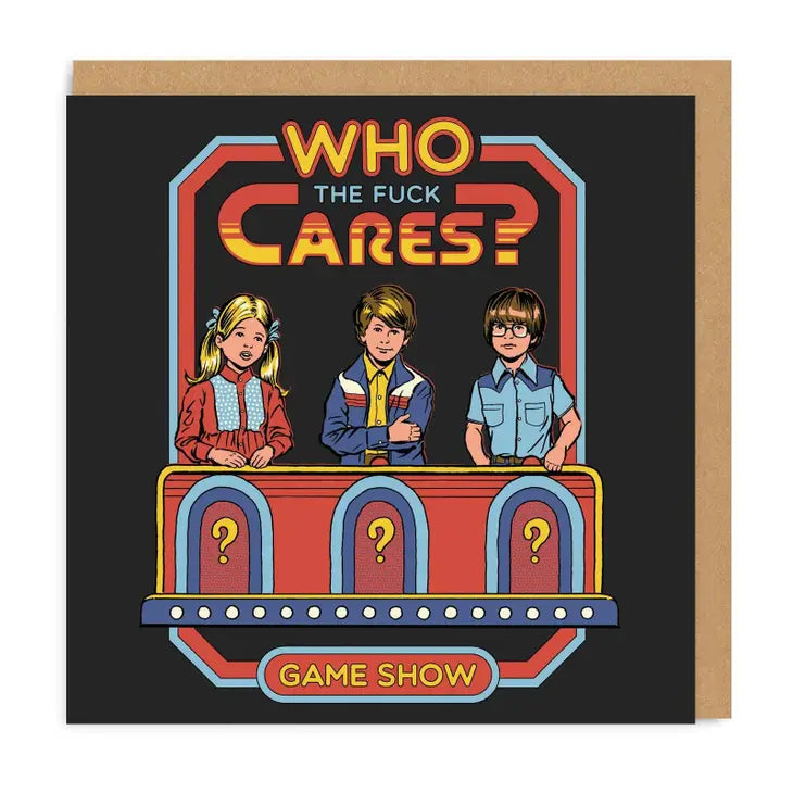 Ohh Deer: Who The F*ck Cares Card