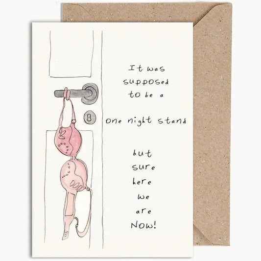 Weird Watercolours Card: "One Night Stand"