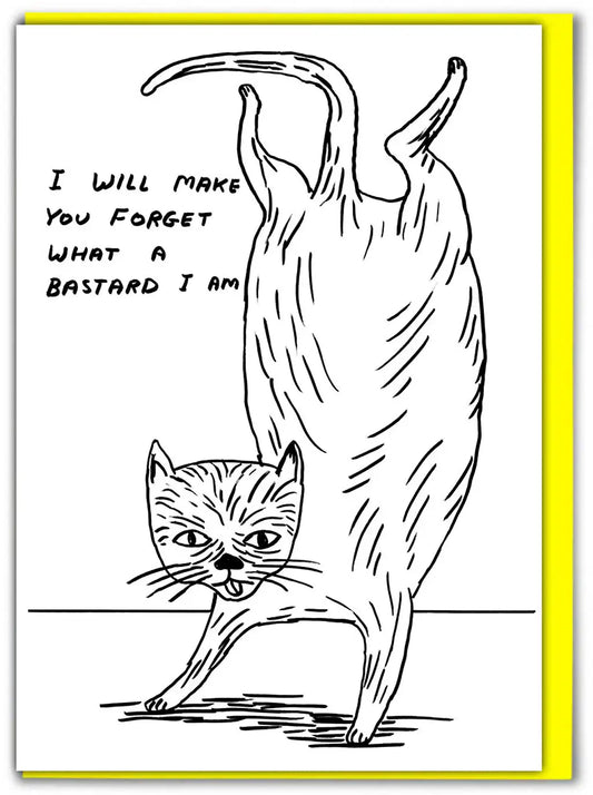 David Shrigley: Cat Bastard Card