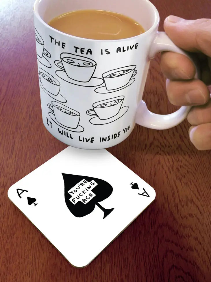 David Shrigley: Coaster Set of 6 Mixed Designs