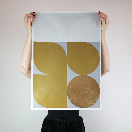 '‘Auric'' 18ct Gold Gilded - Alastair Keady - Unframed